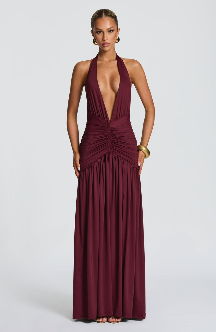 Tilly Maxi Dress – Cherry Lacquer