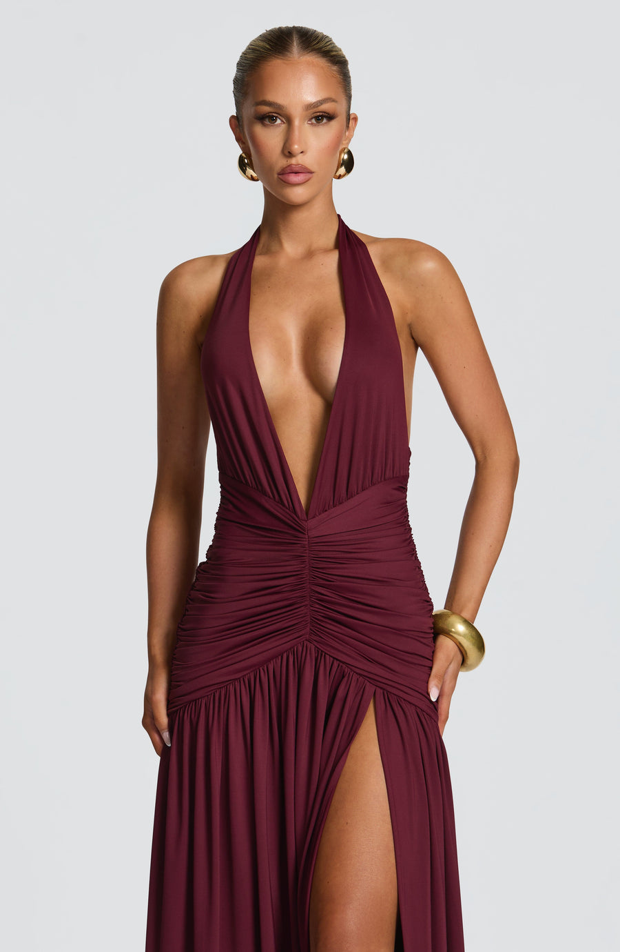 Tilly Maxi Dress – Cherry Lacquer