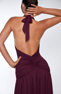 Tilly Maxi Dress – Cherry Lacquer