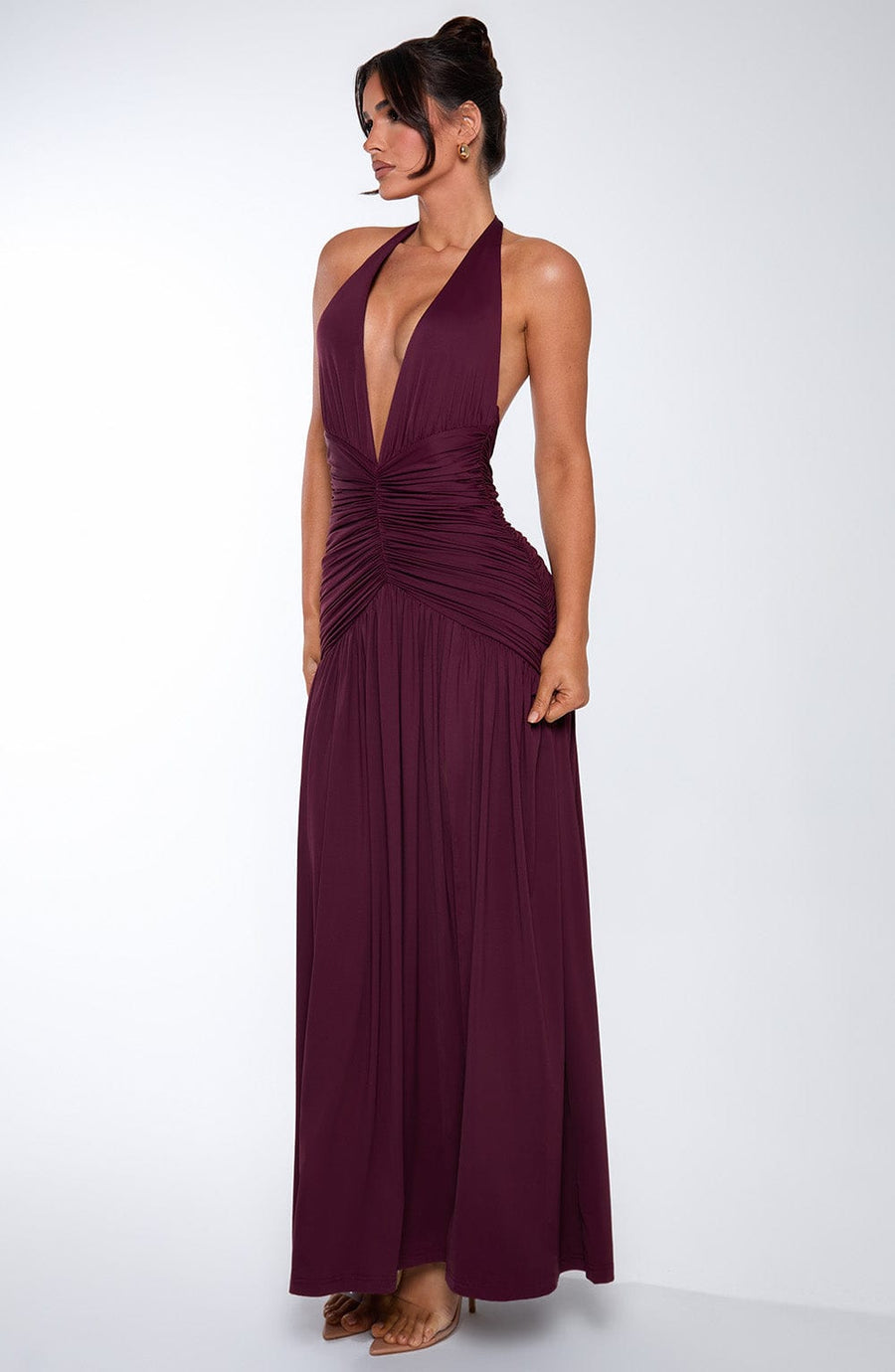Tilly Maxi Dress – Cherry Lacquer