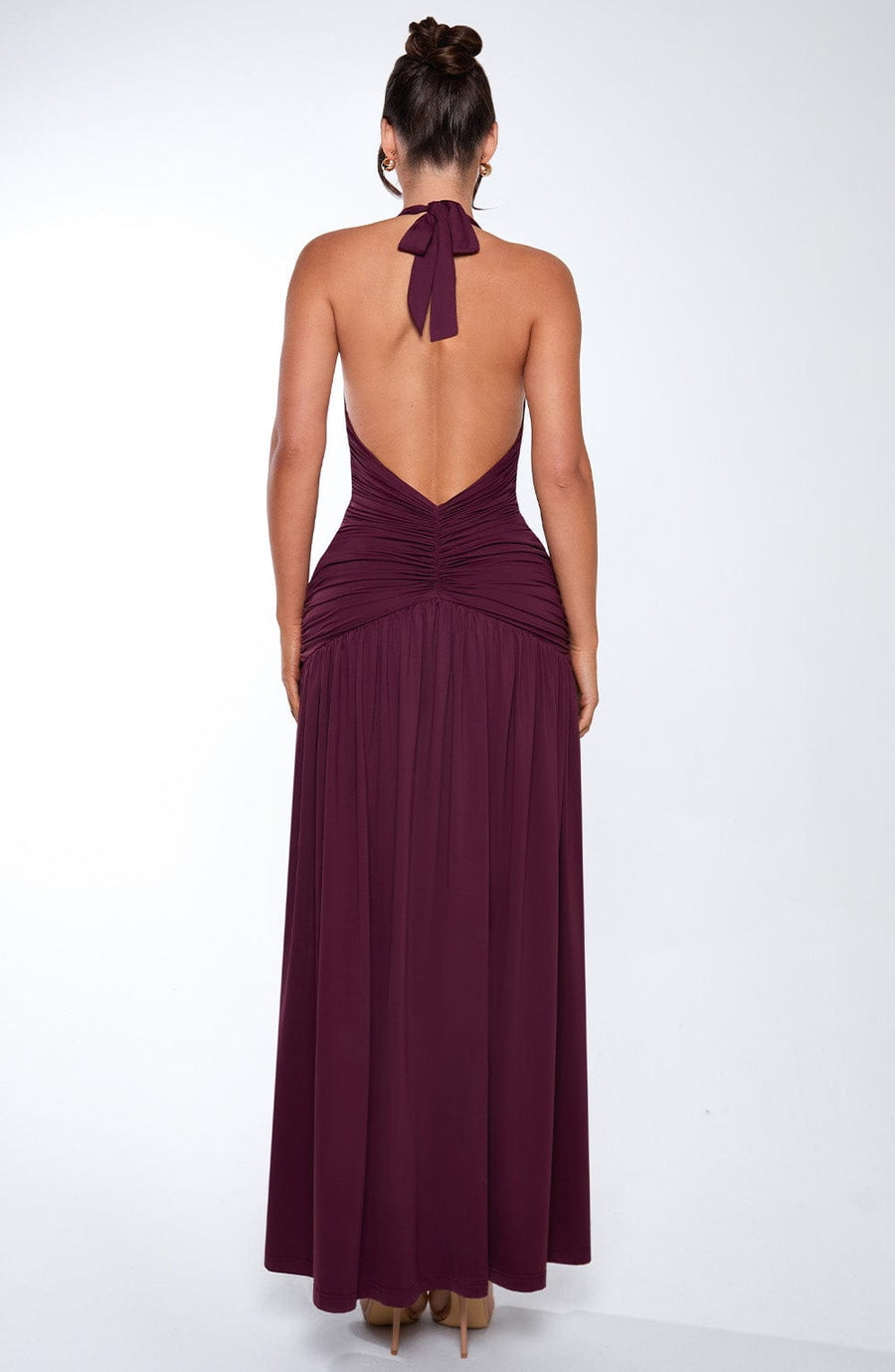 Tilly Maxi Dress – Cherry Lacquer