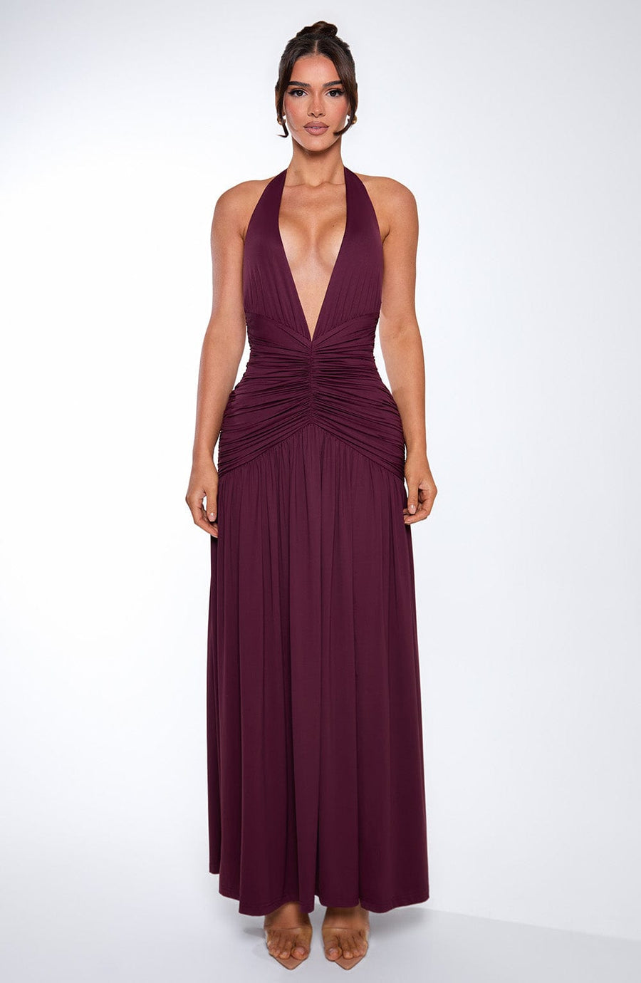 Tilly Maxi Dress – Cherry Lacquer