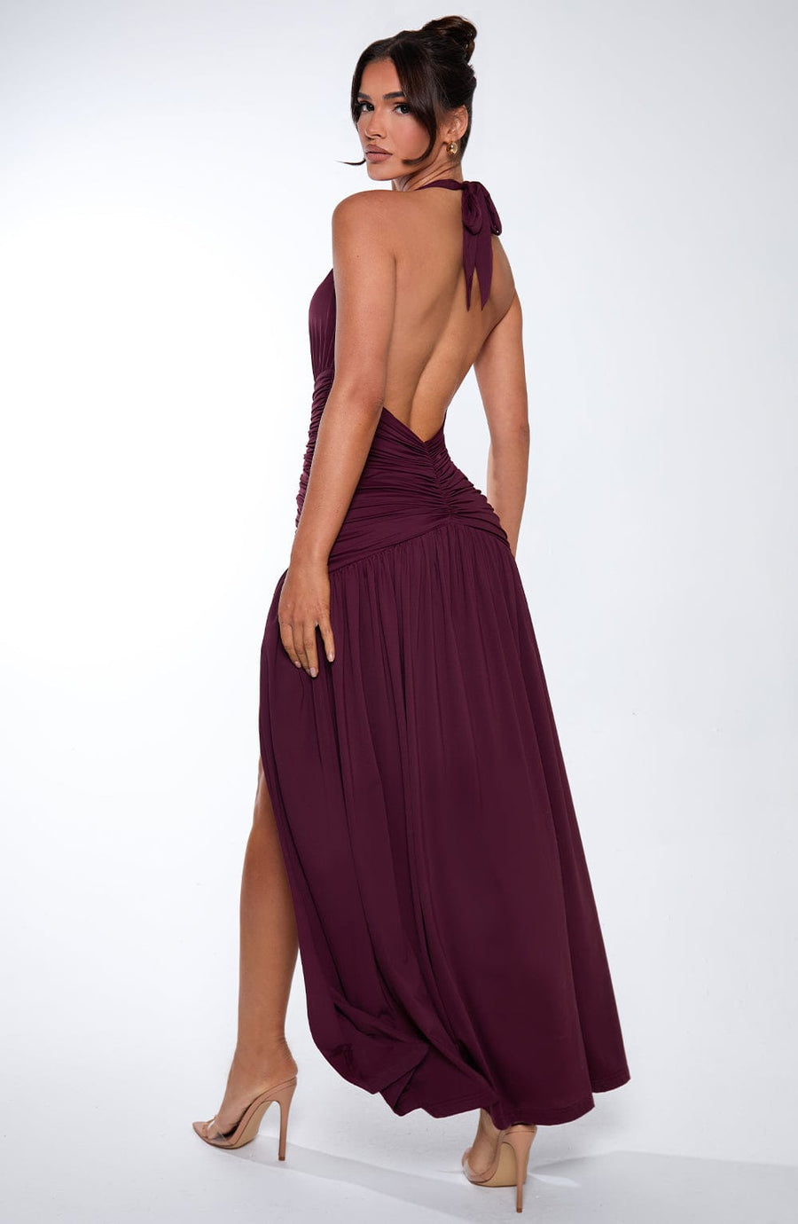 Tilly Maxi Dress – Cherry Lacquer