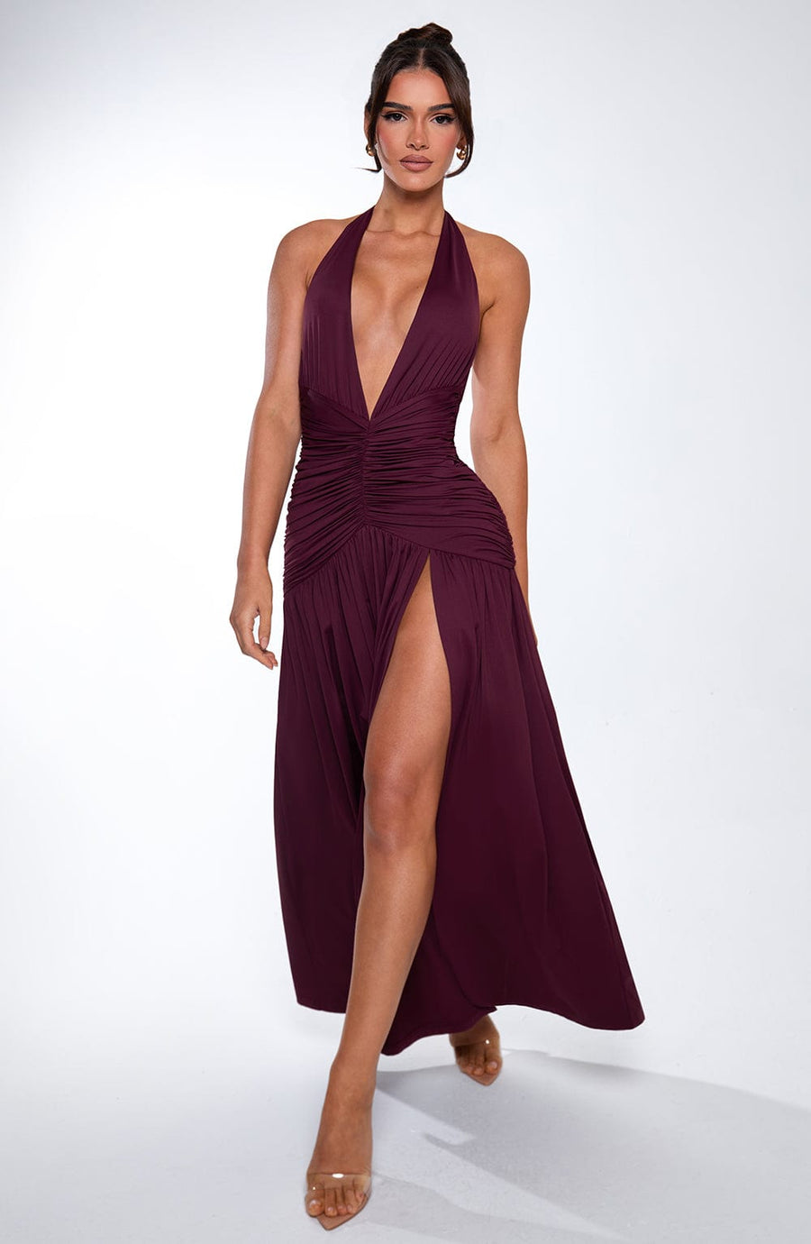 Tilly Maxi Dress – Cherry Lacquer