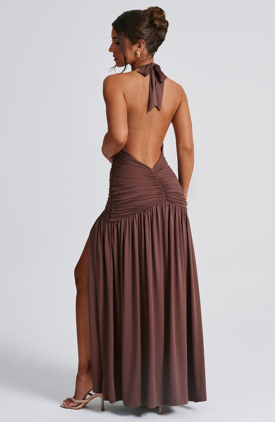 Tilly Maxi Dress – Chocolate