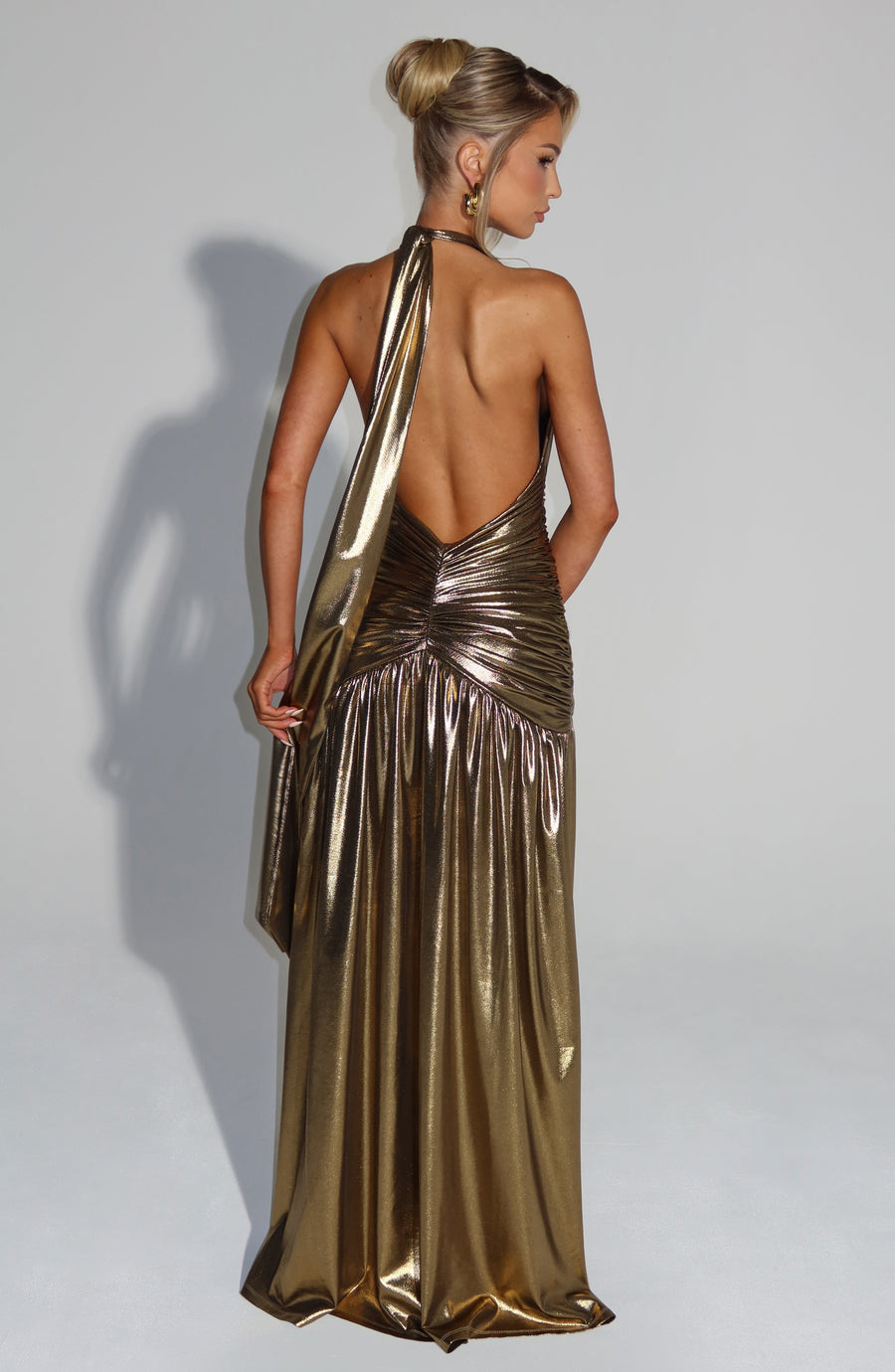 Tilly Maxi Dress – Gold