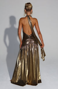 Tilly Maxi Dress – Gold