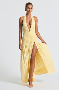 Tilly Maxi Dress – Lemon