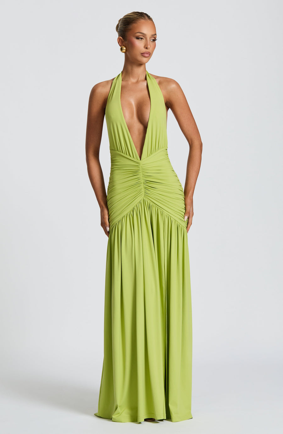 Tilly Maxi Dress – Olive