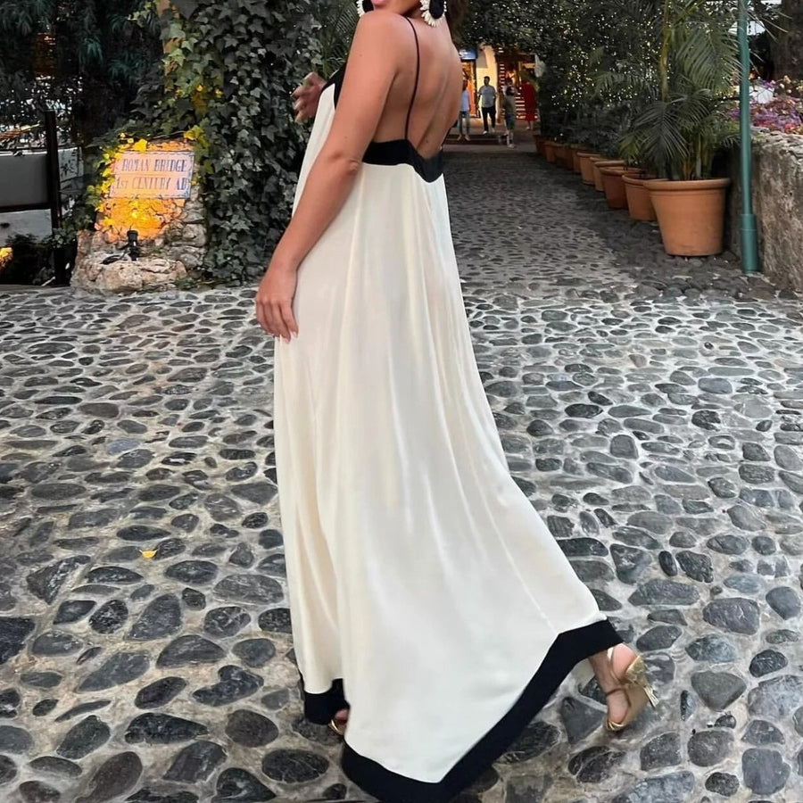 Mélanie™ Chic Fluid Dress in White