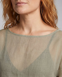 Melina Relaxed Linen Top