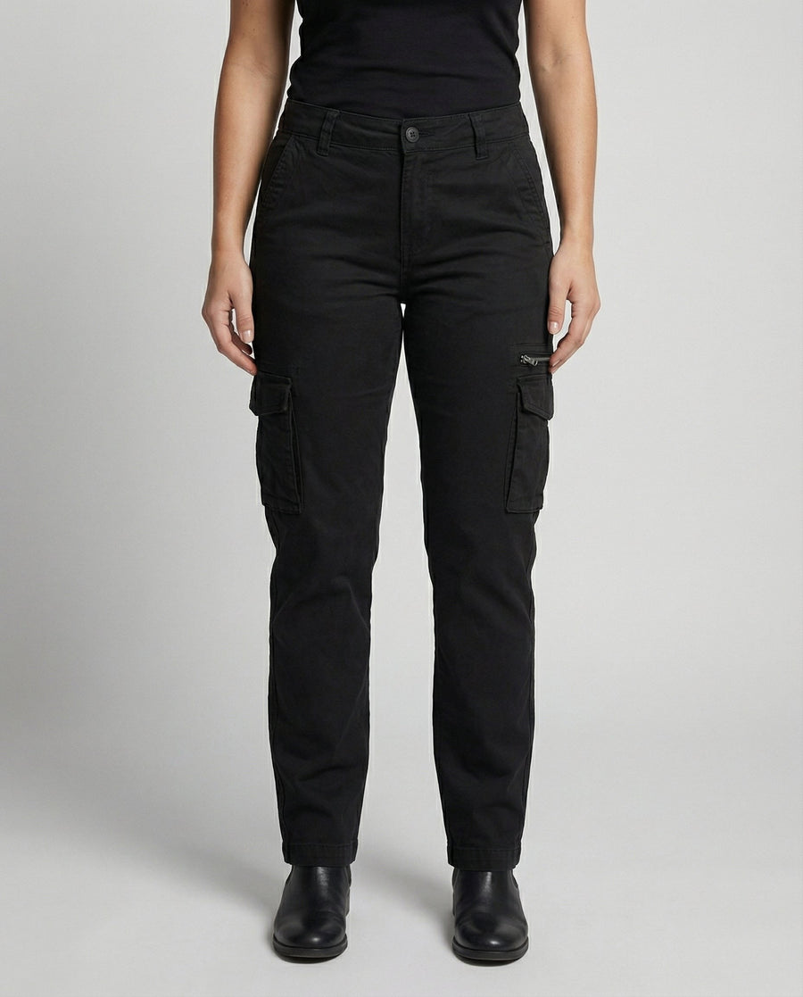 Melina Trousers with Pockets in Black