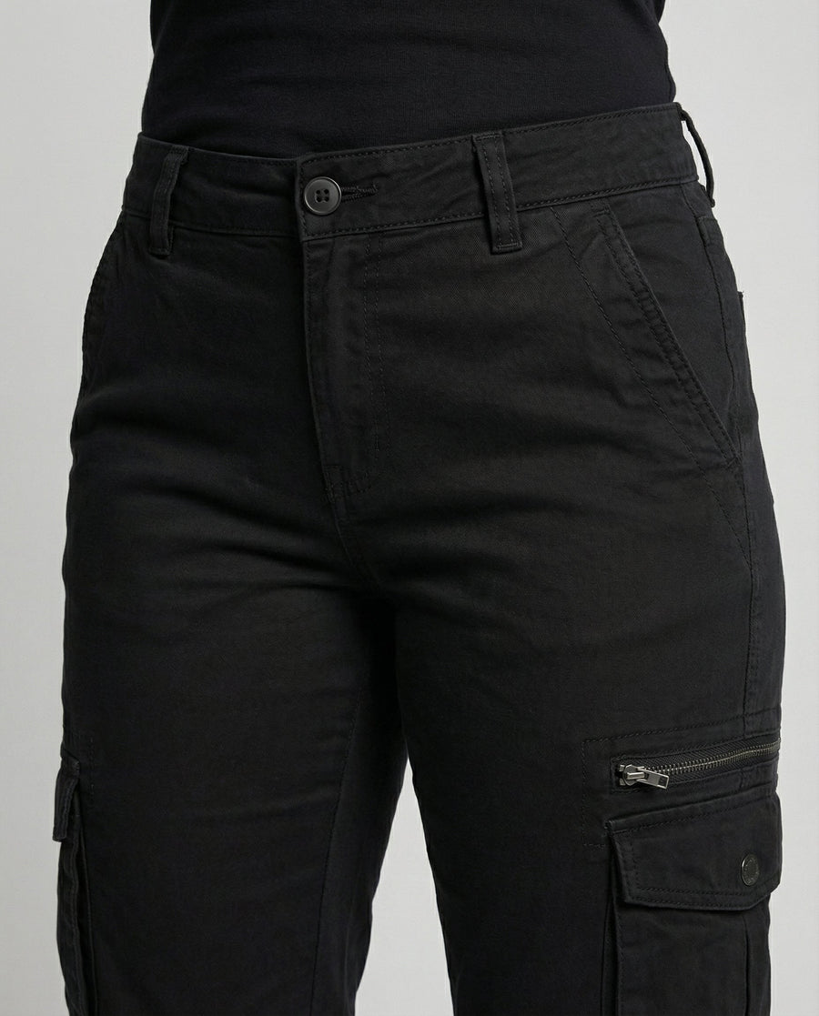 Melina Trousers with Pockets in Black