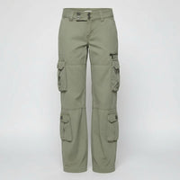 Melina Trousers with Pockets in Green