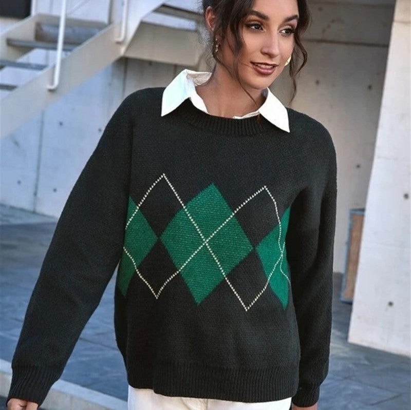 Melody Casual Knit Sweater with Oversized