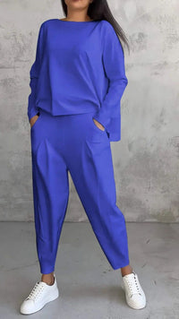 Melody Casual Suit in Blue