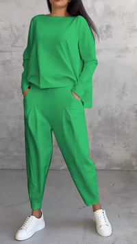 Melody Casual Suit in Green