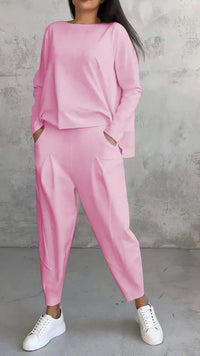 Melody Casual Suit in Pink