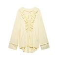 Melody Elegant Blouse with Ruffles