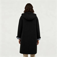 Melody Elegant Coat in Black