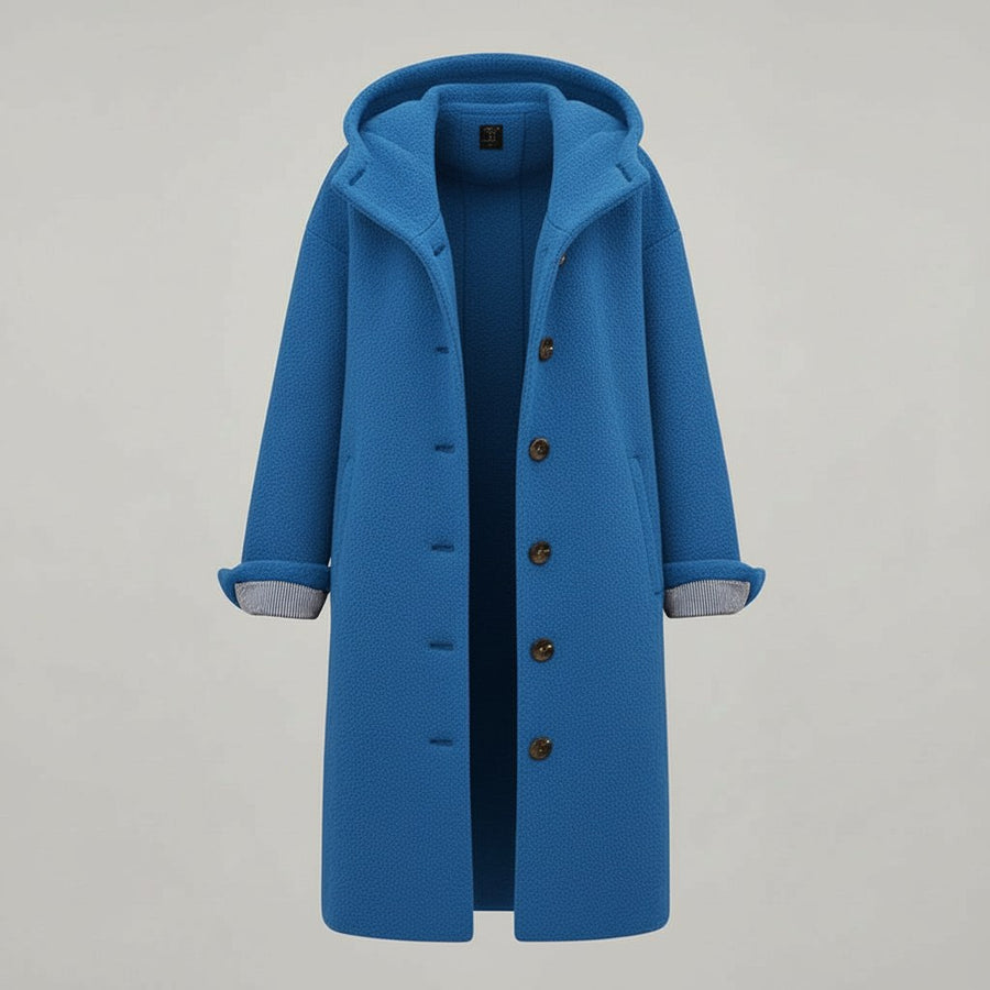 Melody Elegant Coat in Blue