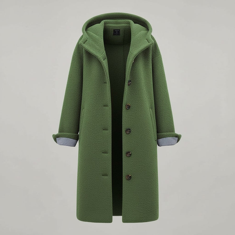 Melody Elegant Coat in Green