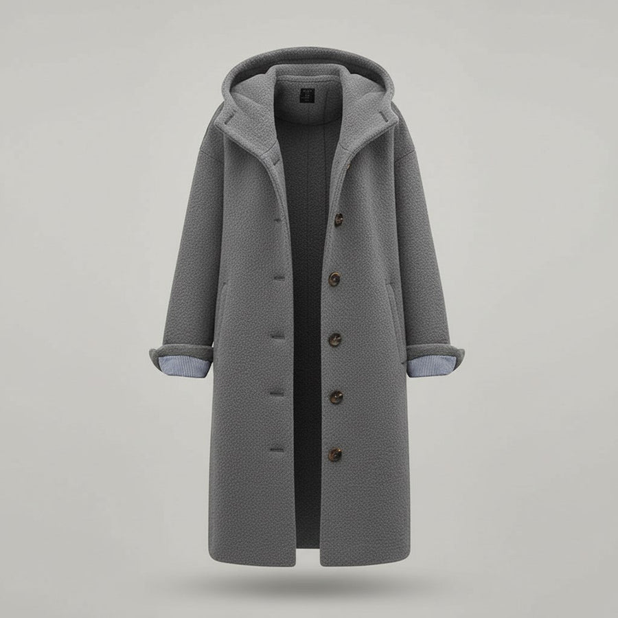 Melody Elegant Coat in Grey