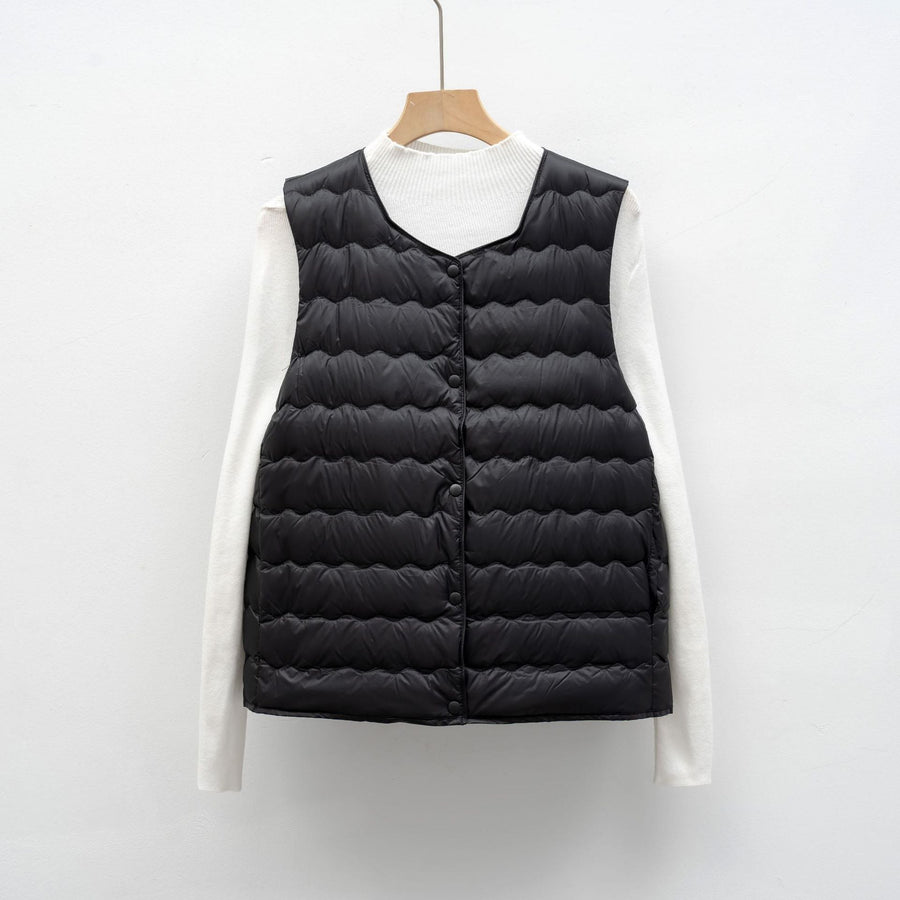 Melody Lightweight Vest in Black