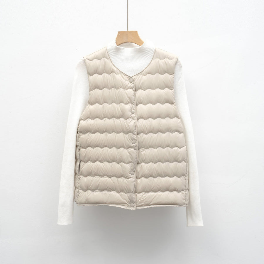 Melody Lightweight Vest in Grey