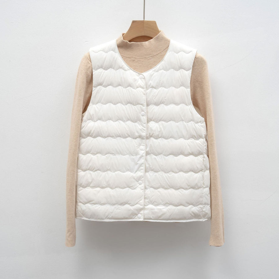 Melody Lightweight Vest in White