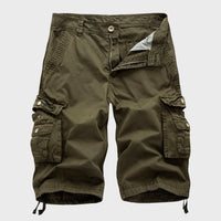 Peter | Men's Multi-Pocket Drawstring Cargo Shorts