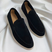 Jacob | Men's Suede Slip-On Flatform Loafers