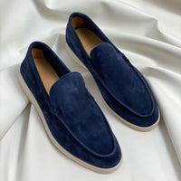 Jacob | Men's Suede Slip-On Flatform Loafers