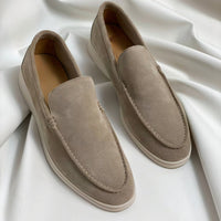 Jacob | Men's Suede Slip-On Flatform Loafers
