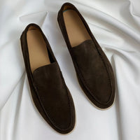 Jacob | Men's Suede Slip-On Flatform Loafers