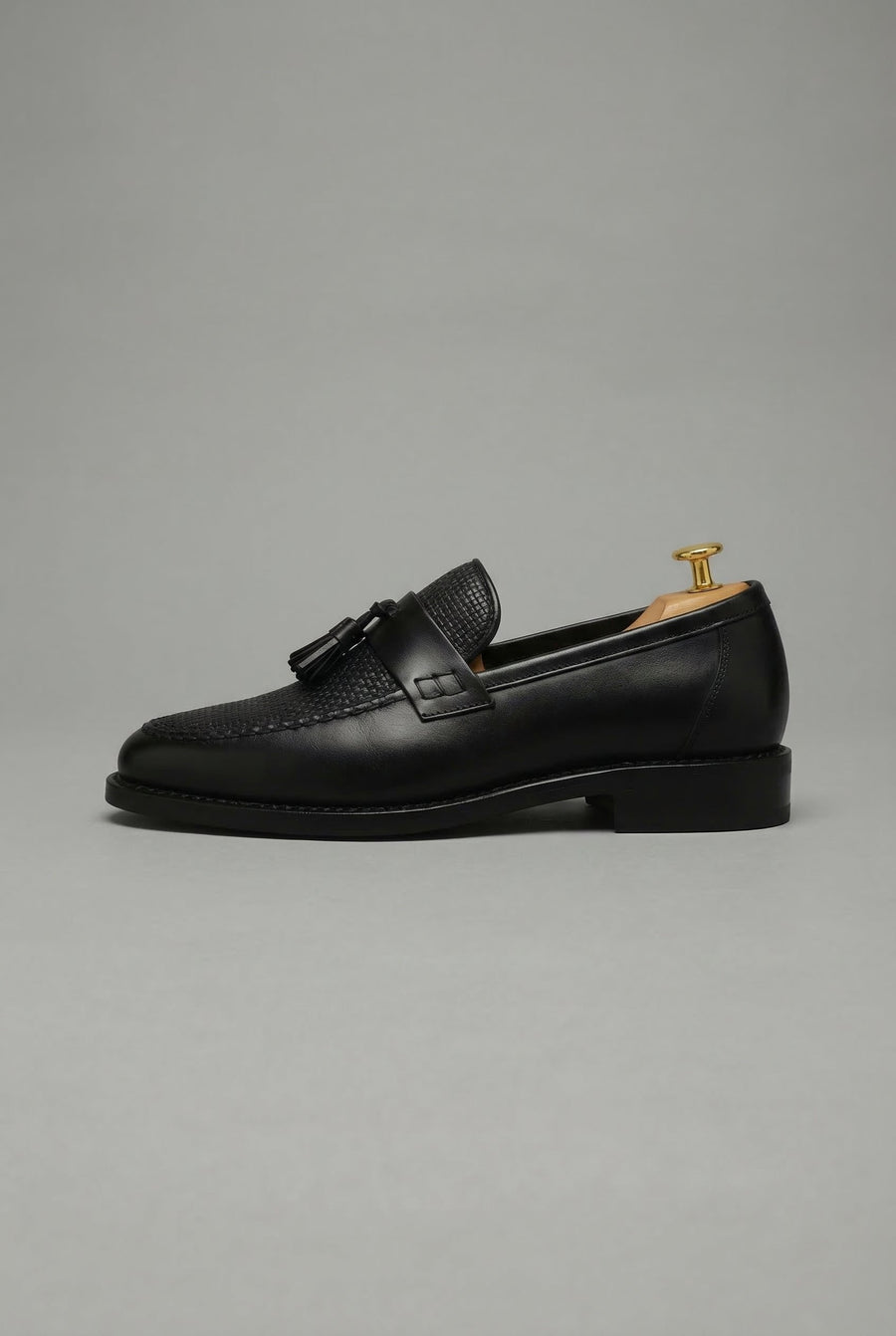 Freddie | Men's Woven Tassel Slip-On Loafers Smart Formal Shoes