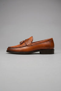 Freddie | Men's Woven Tassel Slip-On Loafers Smart Formal Shoes