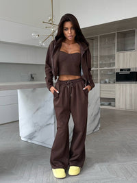 Mercy Casual Joggers in Coffee