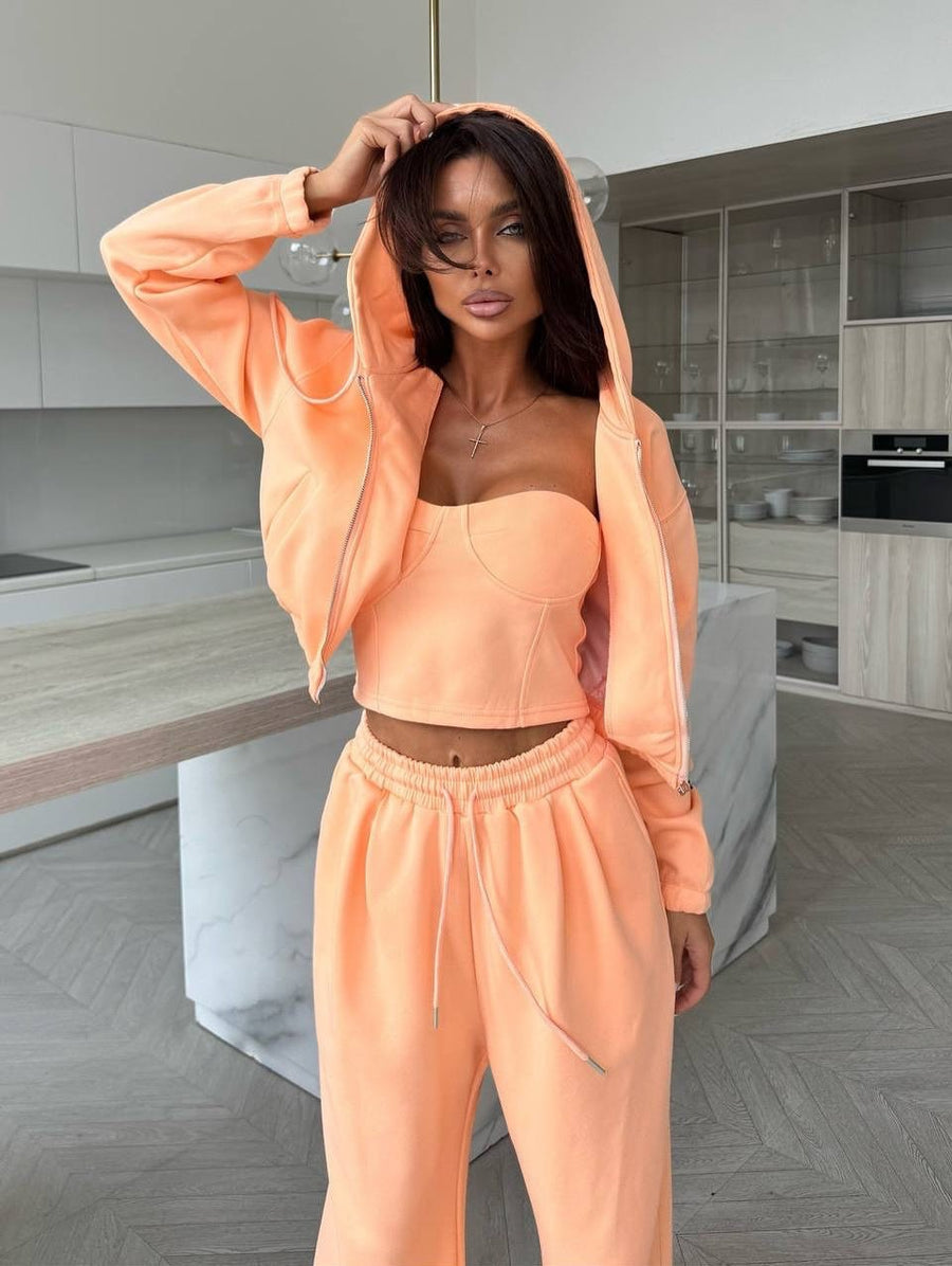 Mercy Casual Joggers in Orange