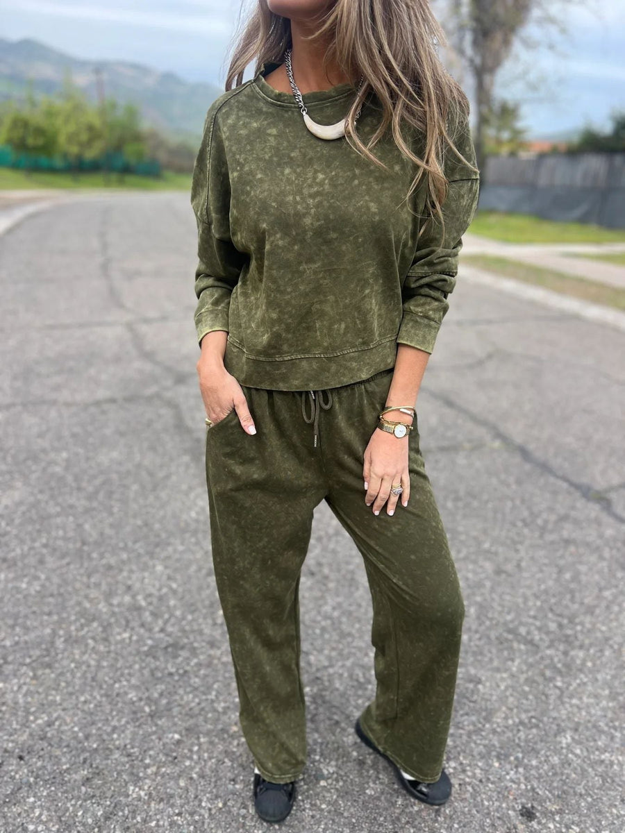 Mercy Casual Suit in Green