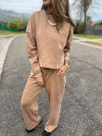 Mercy Casual Suit in Khaki