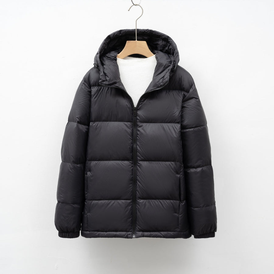 Mercy Lightweight Jacket with Hood in Black