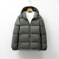 Mercy Lightweight Jacket with Hood in Olive Green