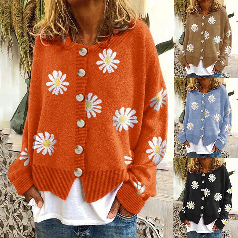 Mercy Sweater with Floral Print