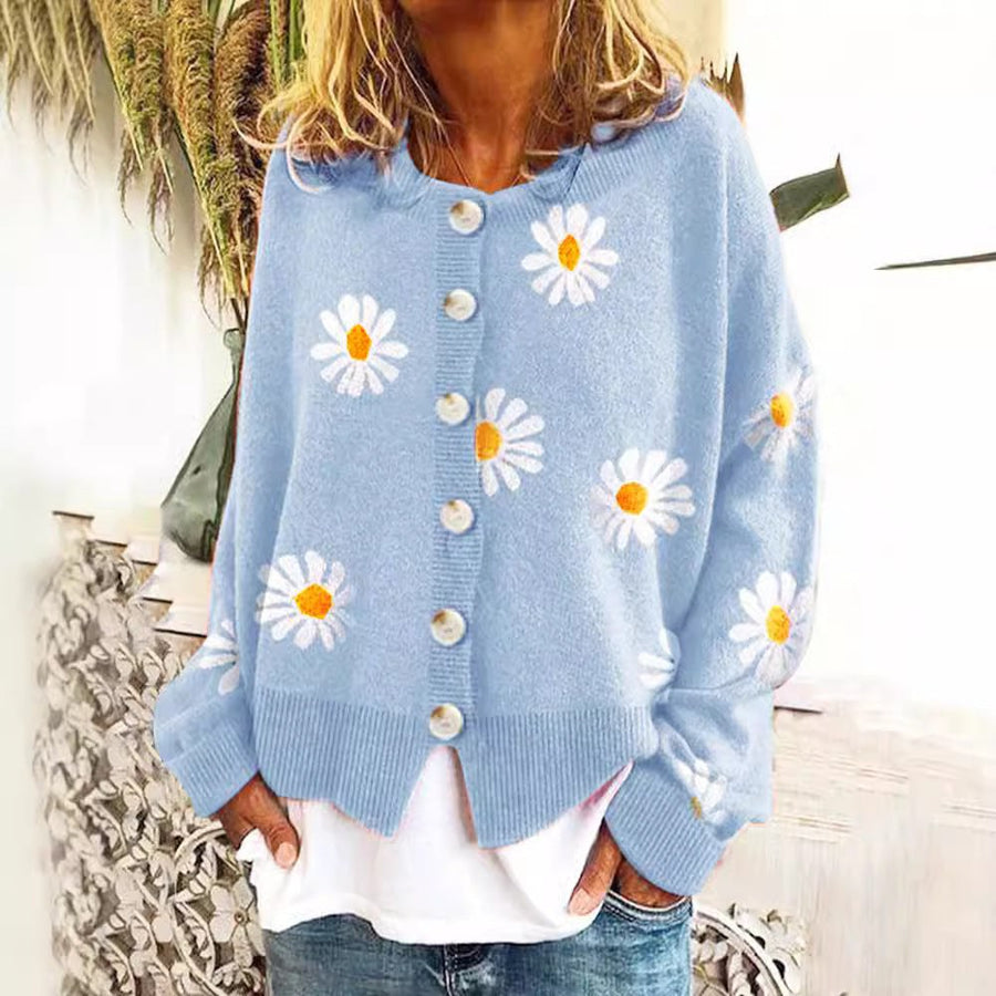 Mercy Sweater with Floral Print