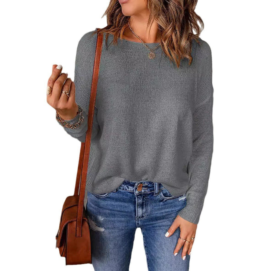 Merel Casual Knit Top in Green