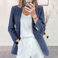 Merel Elegant Blazer in Blue Grey
