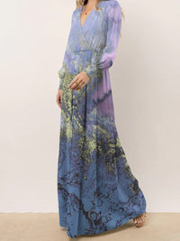 Merel Maxi Dress with Pleated