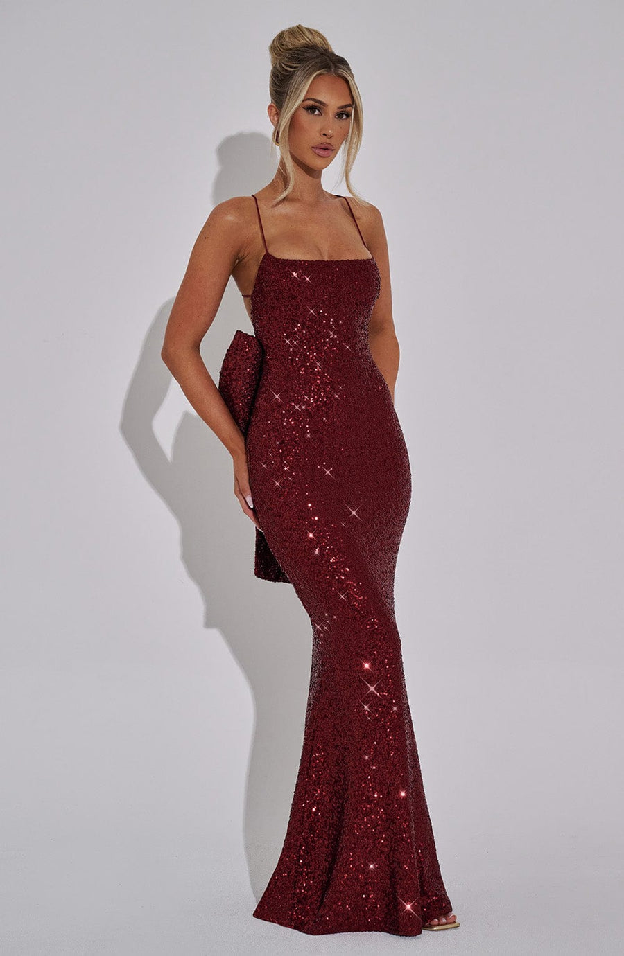 Sandy Maxi Dress – Wine