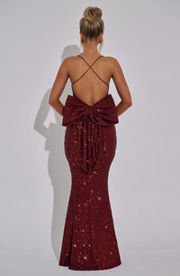 Sandy Maxi Dress – Wine